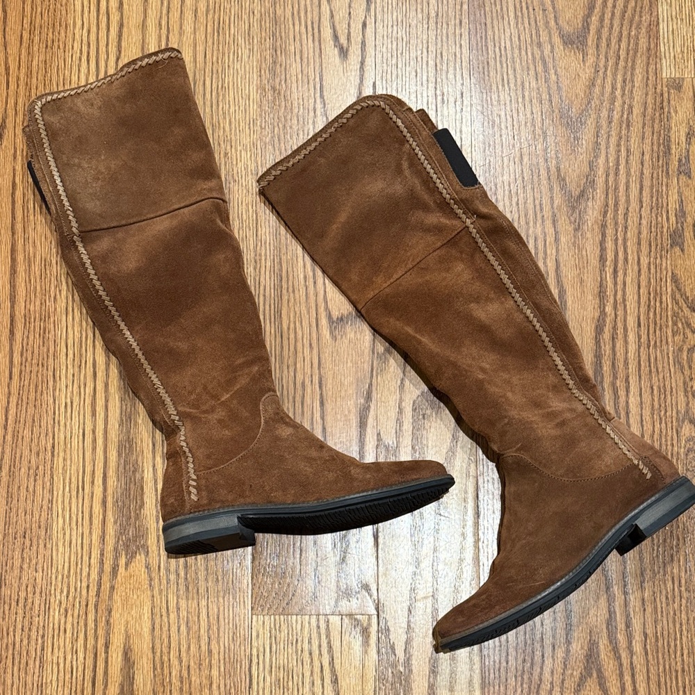 Miz Mooz Brown Suede Over-the-Knee Boots